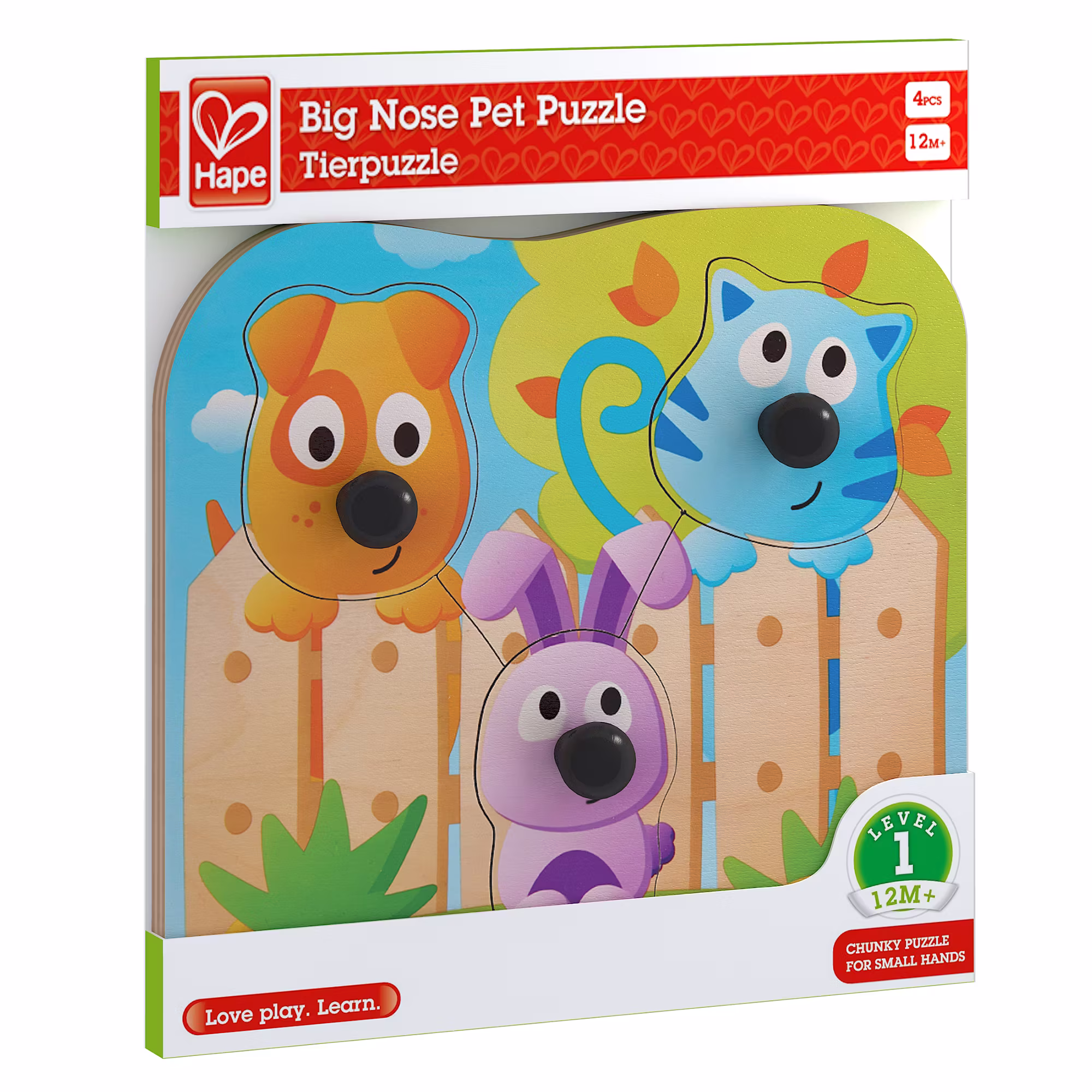Knopfpuzzle Haustiere - Jamouz