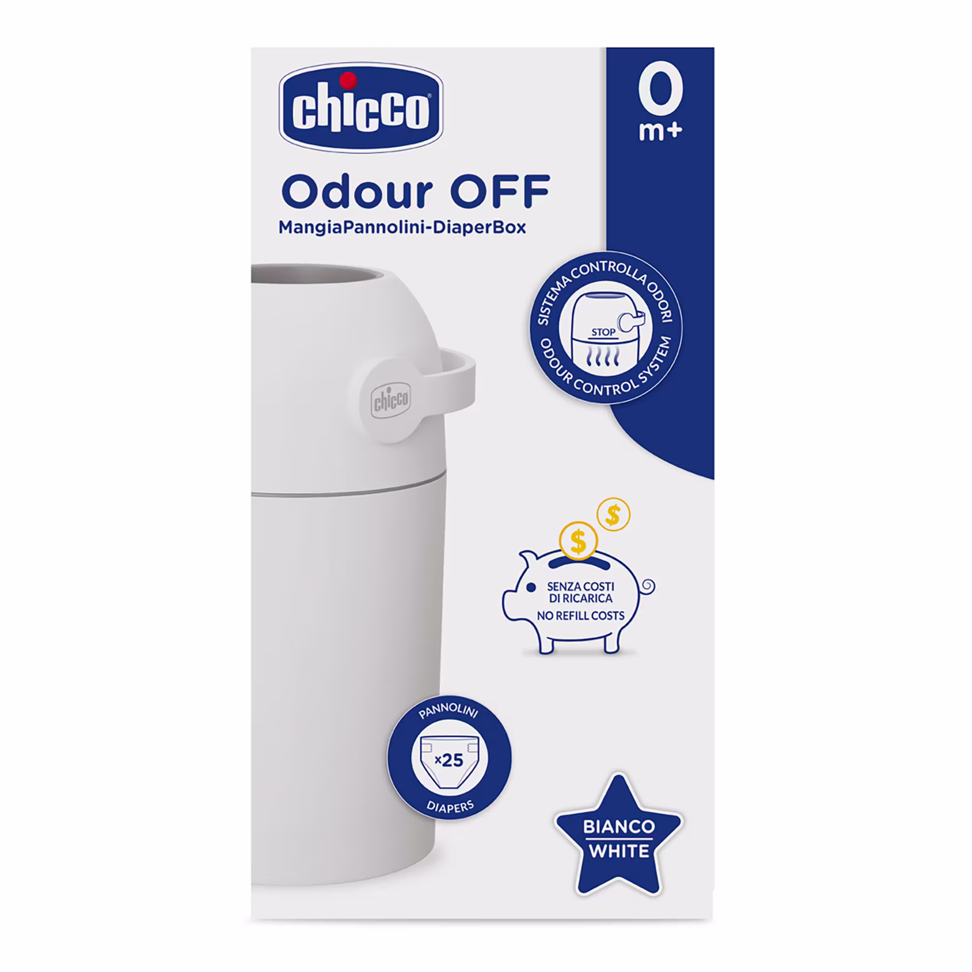Windeleimer Odour Off Grey - Jamouz
