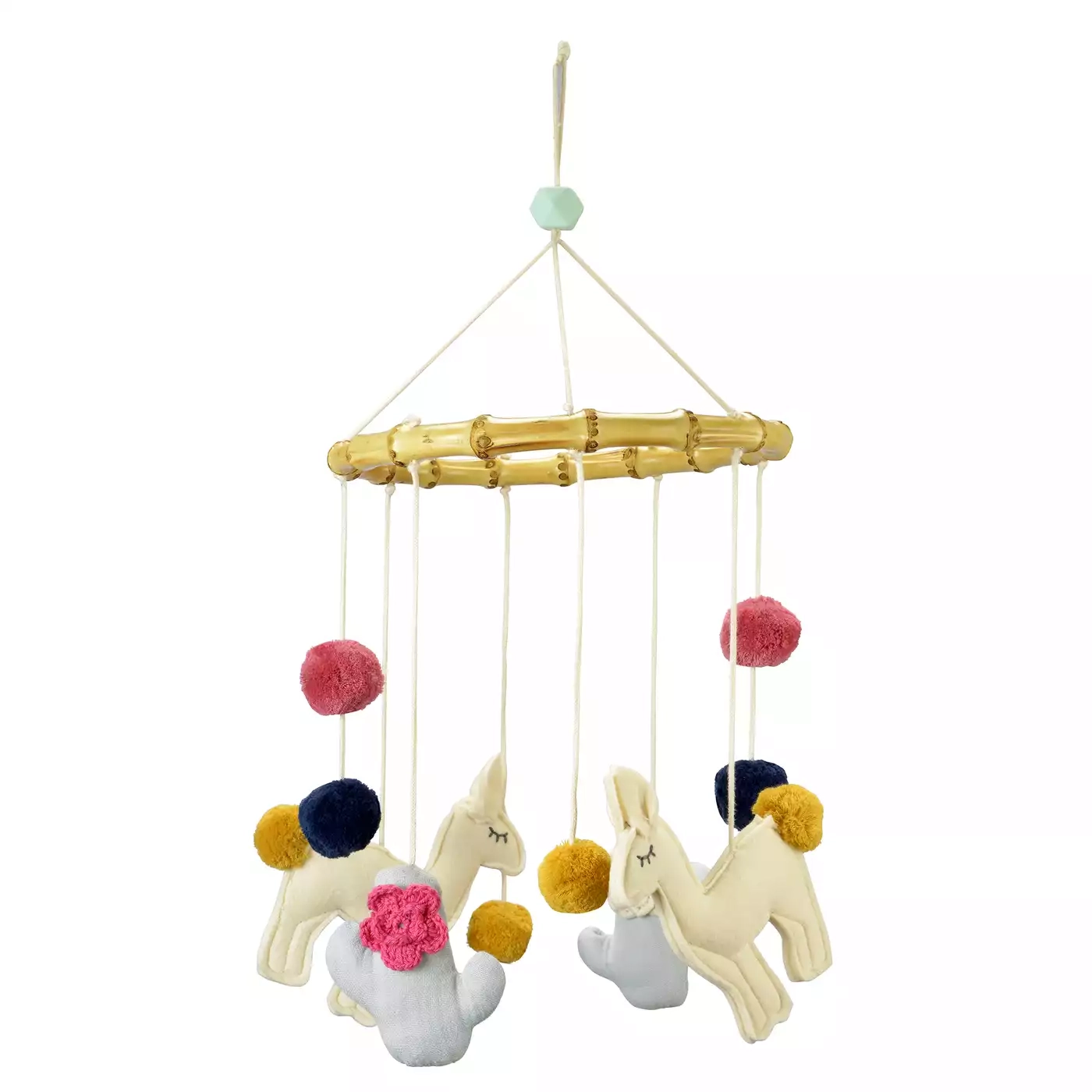 Lama Mobile mit Holzring - Jamouz