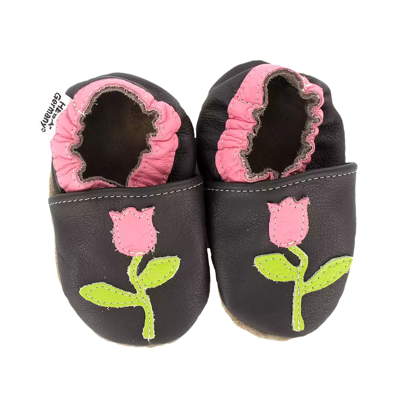 Leder-Krabbelschuhe - Jamouz