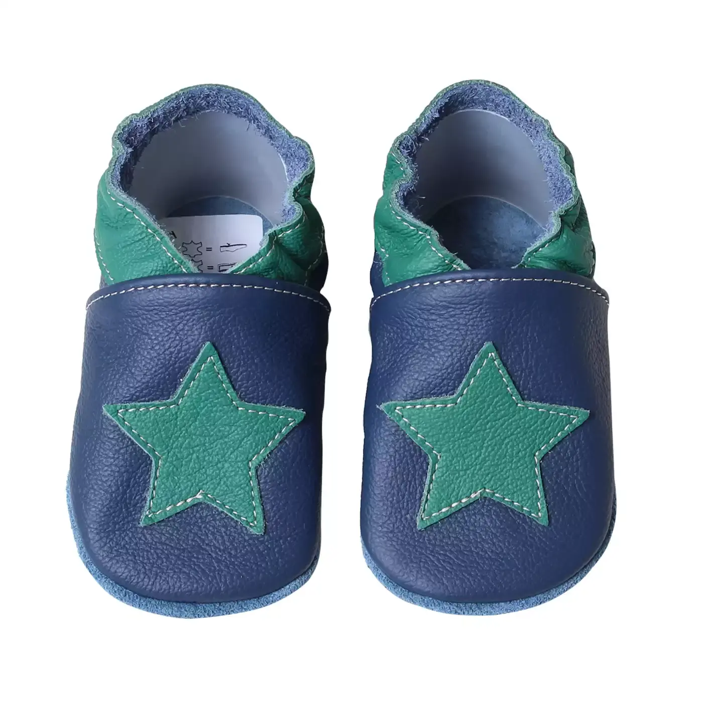 Leder-Krabbelschuhe - Jamouz