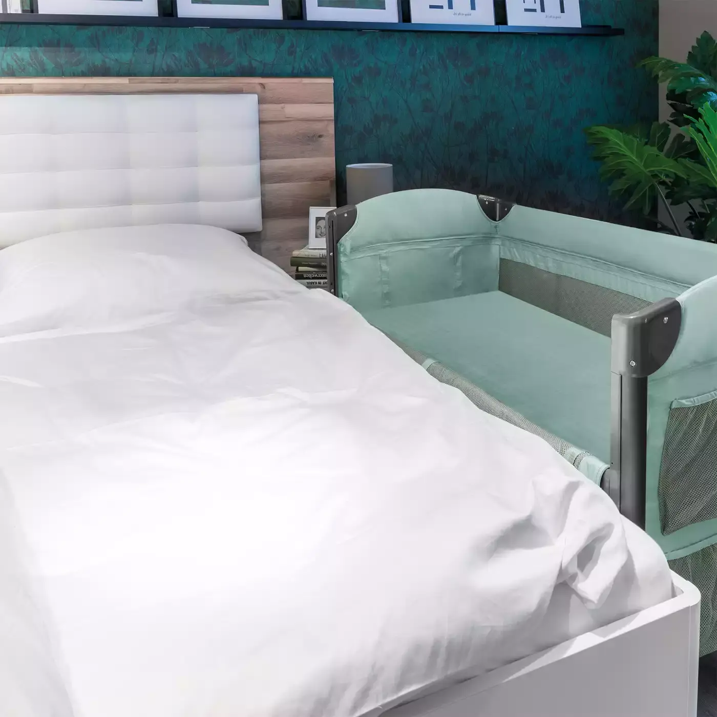 Beistellbett Zürich Mint - Jamouz