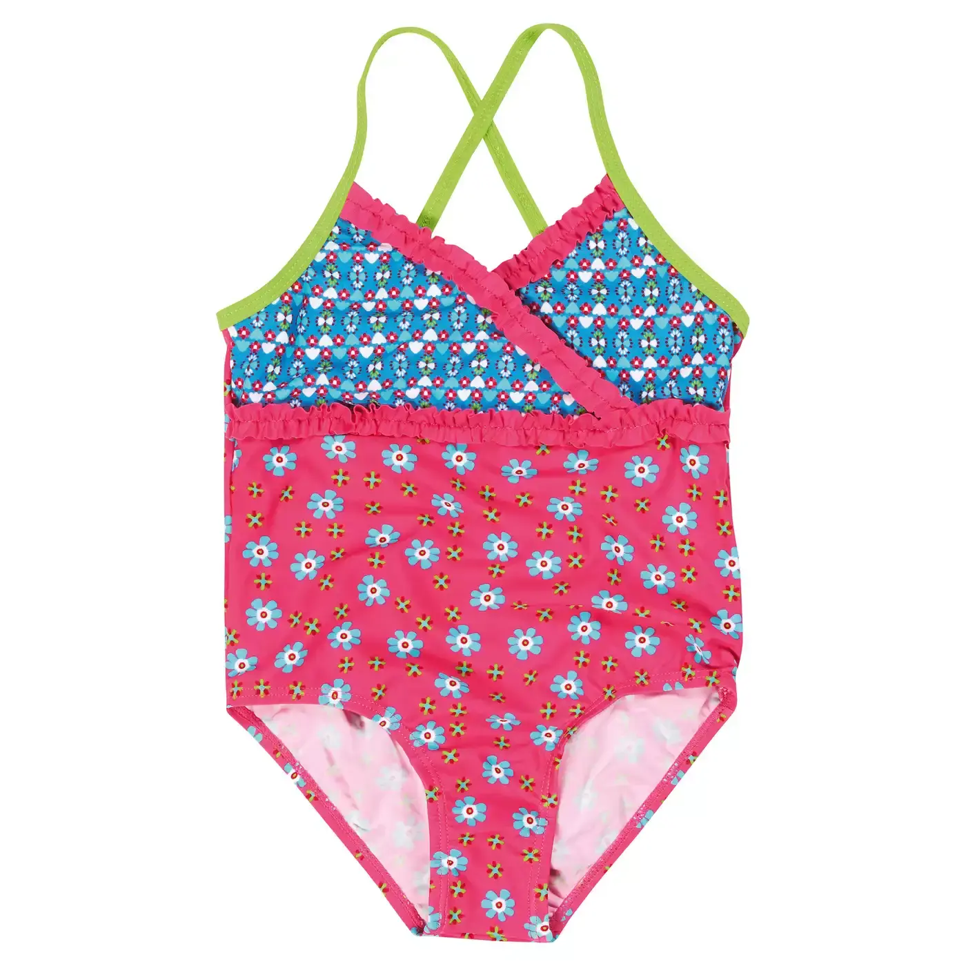UV-Schutz Badeanzug Blumen - Jamouz
