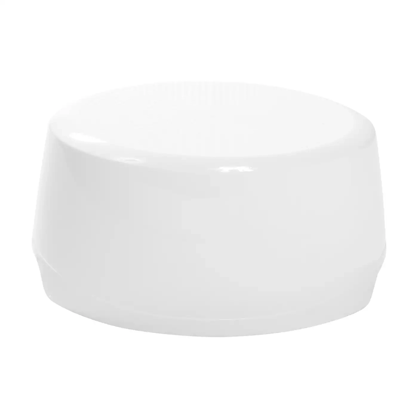 Schemel Uni Weiß Oval - Jamouz