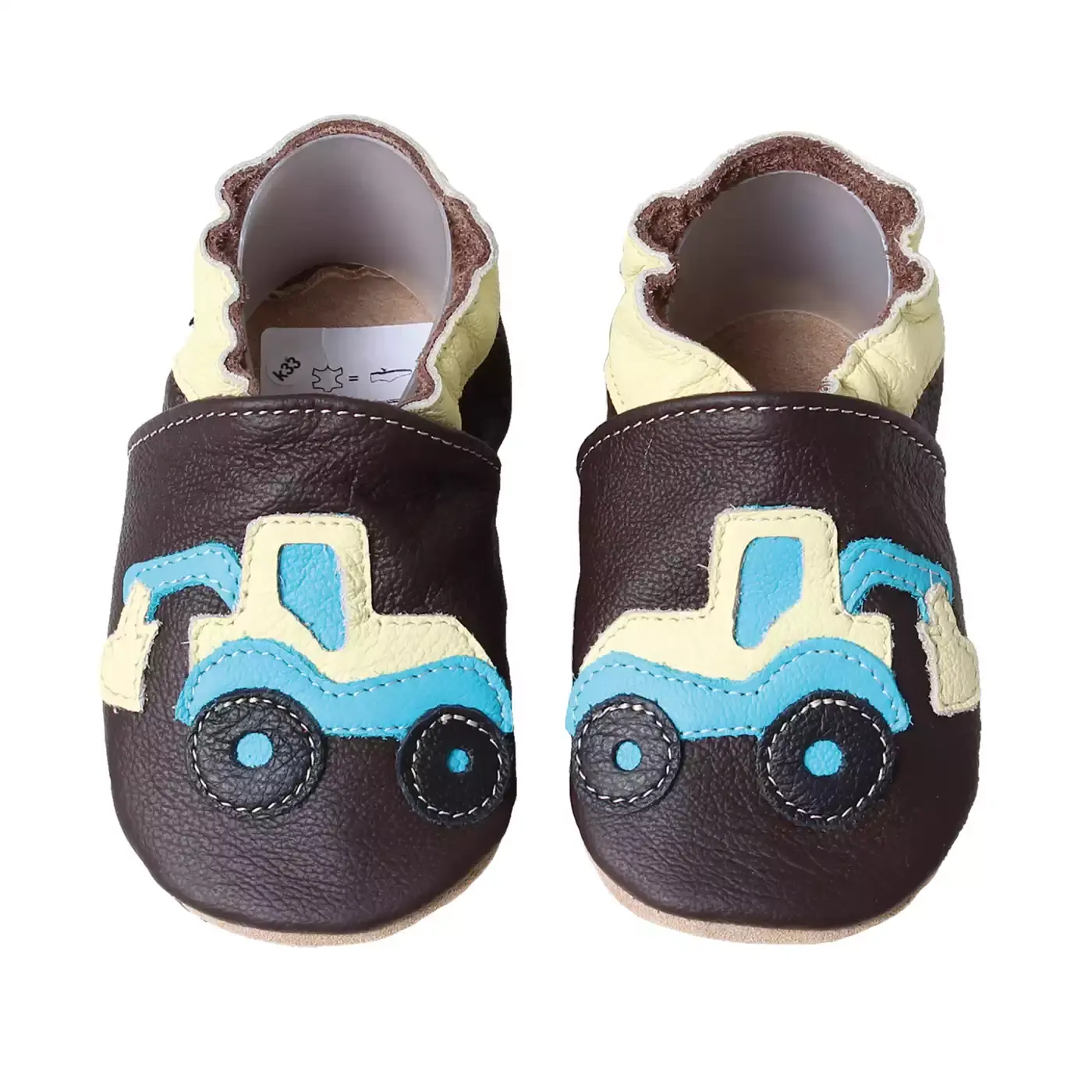 Leder-Krabbelschuhe - Jamouz