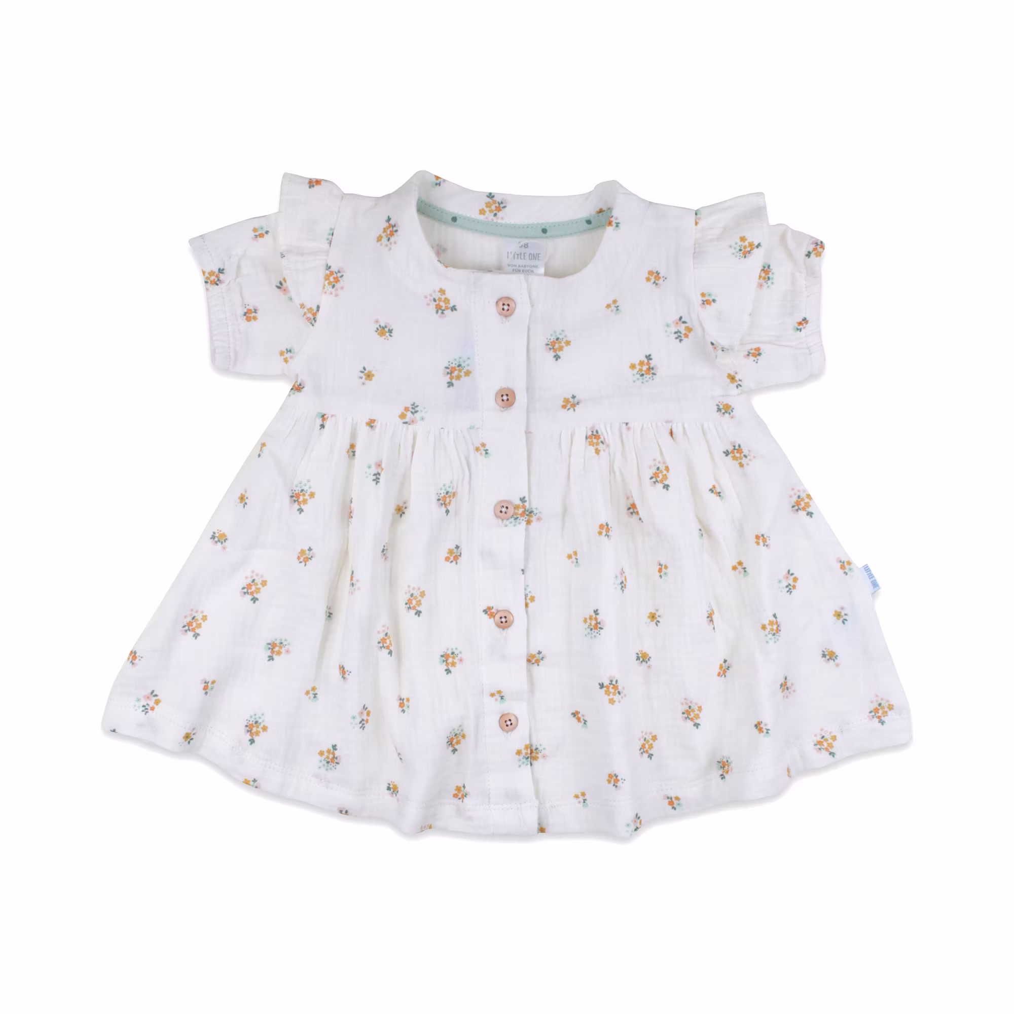 Musselin-Kleid Blumen - Jamouz