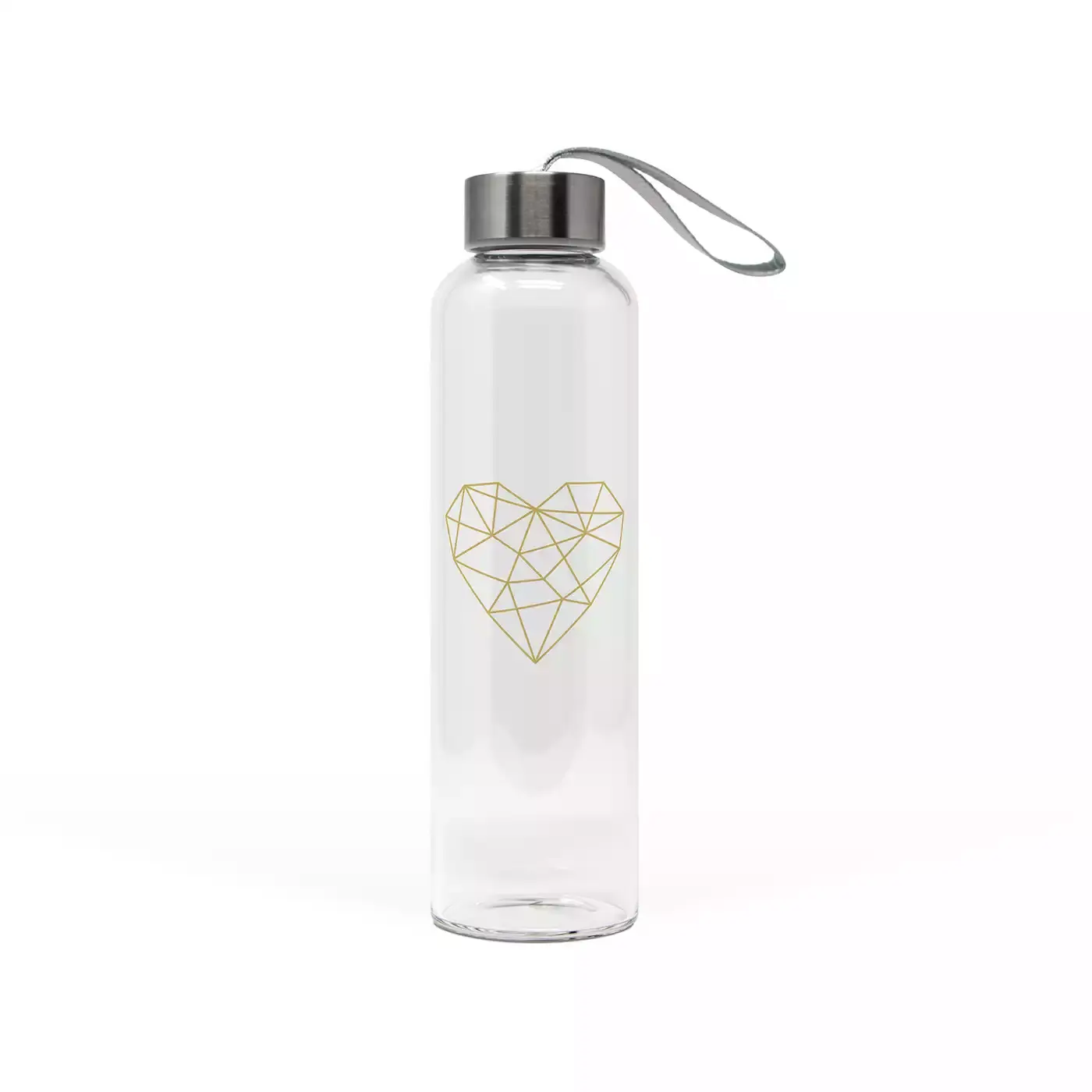 Glasflasche Geo Heart - Jamouz